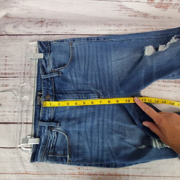 Abercrombie & Fitch Simone High Rise Super Skinny Jeans Distressed Cabincore 8 - Picture 12 of 13